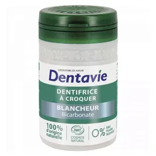 Dentavie Dentifricio masticabile sbiancante al bicarbonato 60 compresse