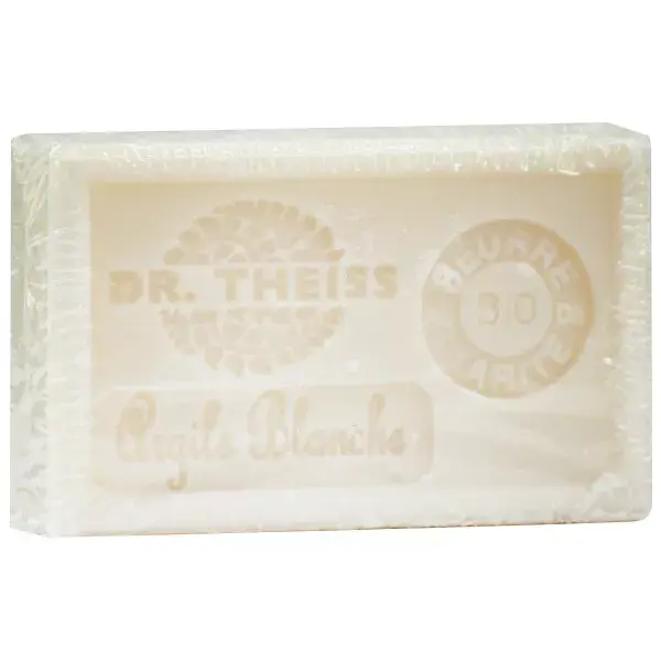 Dr. Theiss Jabón de Marsella con arcilla  blanca y manteca de karité orgánica 125g