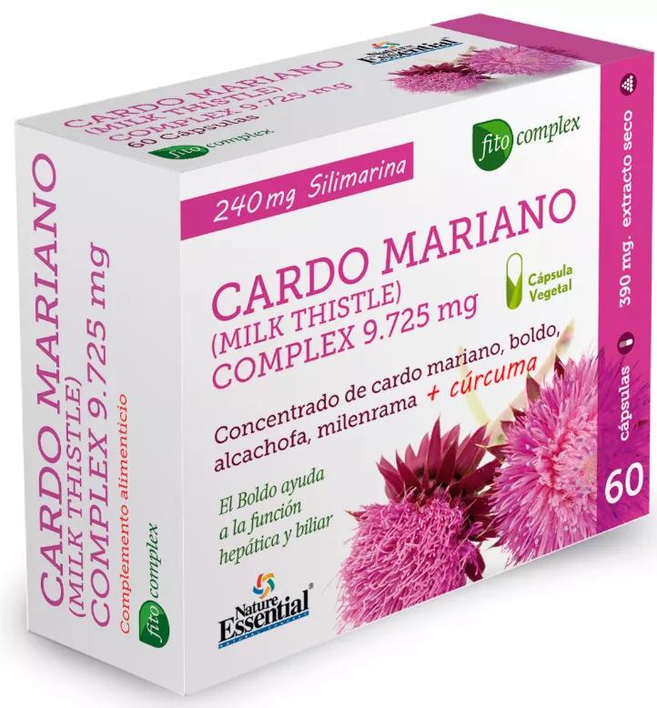 Complesso di cardo mariano Nature Essential 9725 mg 60 capsule vegetali