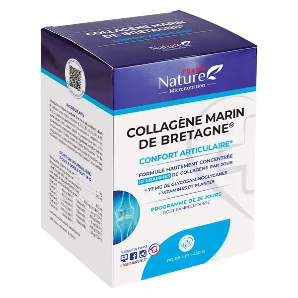 Pharm Nature Micronutrition Collagène Marin de Bretagne 450g