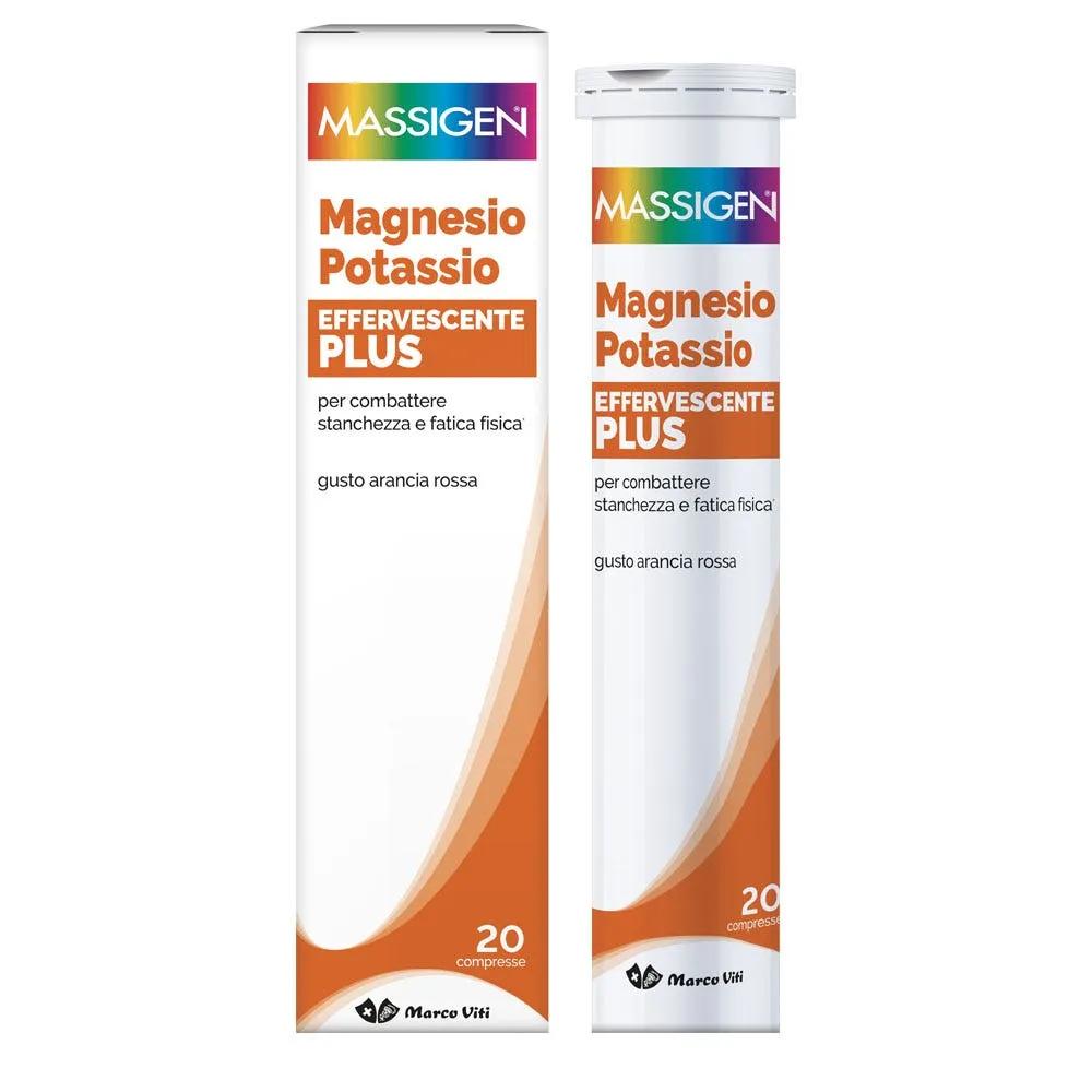 Massigen Magnesio E Potassio Effervescente Plus 20 Compresse