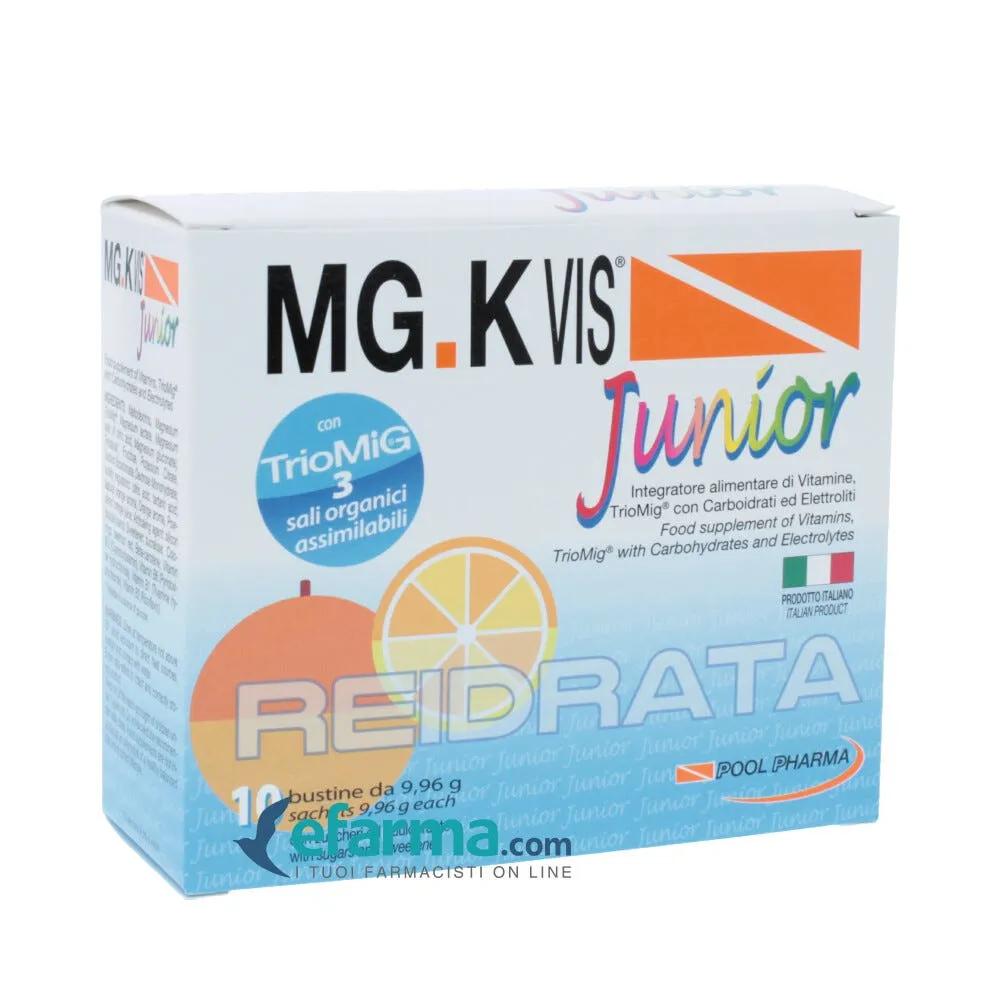 MG.K Vis Reidratante Junior Integratore Energetico 10 Bustine