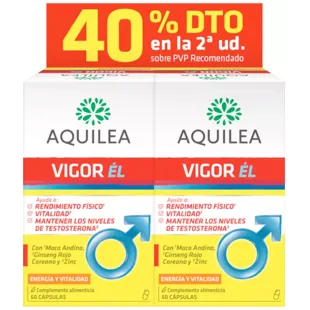 Aquilea Vigor Él 2x60 Cápsulas (2ª Ud 40% Dto)