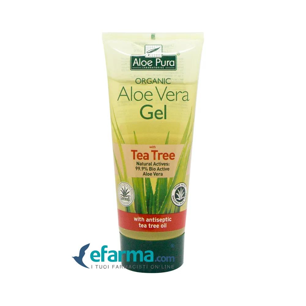 Optima Aloe Pura Gel di Aloe Vera Con Tea Tree Oil 200 ml