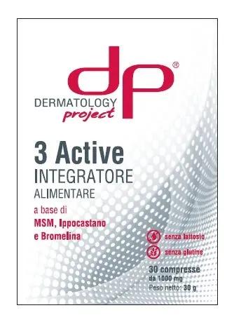 Dermatology Project 3 Active Integratore 30 Compresse