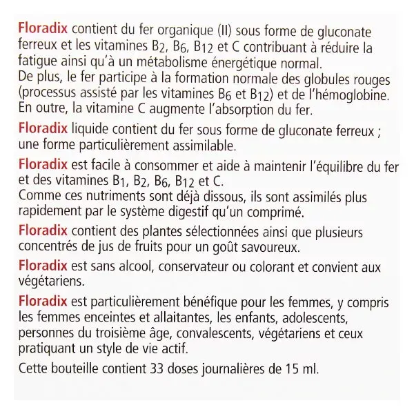 Salus Floradix Ferro + Piante 500ml
