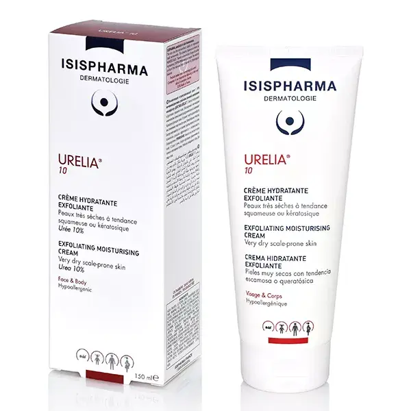 Isispharma Urelia 10 Crème Hydratante Exfoliante 150ml
