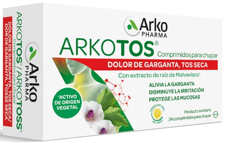 Arkopharma Arkotos Tabletten 24 Eenheden Citroensmaak