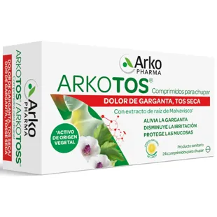 Arkopharma Arkotos Tos Seca 24 Comprimidos Chupar