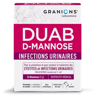 Granions Duab D-Mannose Infections Urinaires Cystites 7 bustine