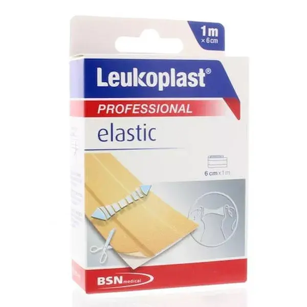 Leukoplast Elastic Pansement Adhésif Hautement Elastique 6cm x 1m
