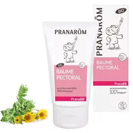 Pranarom PranaBB Baume Pectoral aux Huiles Essentielles 100% Biologiques 40ml