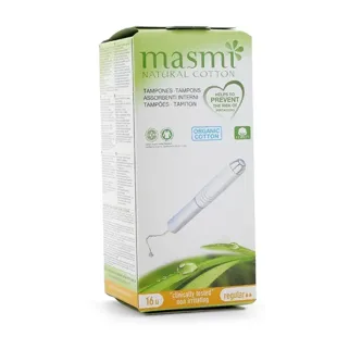 Masmi Tampons with Biodegradable Applicator Regular Cardboard 16 units