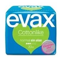 Evax Compressas Cottonlike Normal Sem Abas 20 Unidades