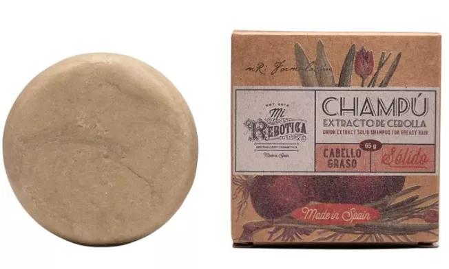 Imagen de Mi Rebotica Champú Sólido con Extracto de Cebolla Cabello Graso 65 gr