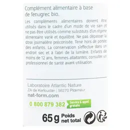 Nat & Form Bio Fenugrec 200 gélules végétales