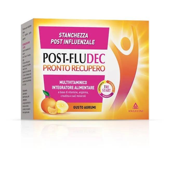 Post-FluDec Pronto Recupero Integratore Multivitaminico Post Influenza 12 Bustine