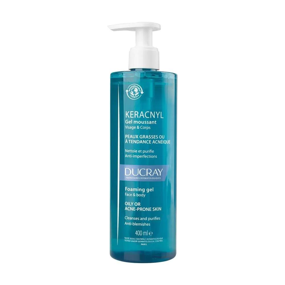 Ducray Keracnyl Gel Detergente Per Pelle Grassa e Acneica 400 ml