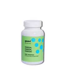 Goovi Oro Vegetale Integratore di Omega 3-6-9  60 Perle Soft Gel