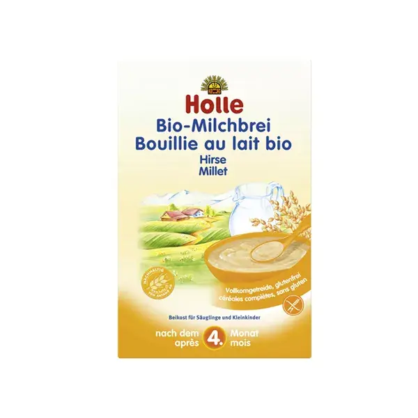 Holle Purée con Leche Millet Bio +4m 250g