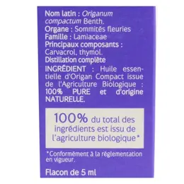 Naturactive Huile Essentielle Bio Origan Compact 5ml