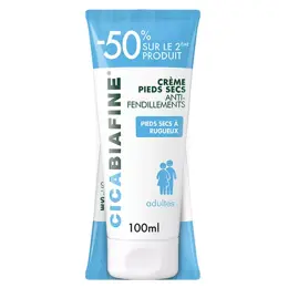 Biafine Cicabiafine Crème Pieds Secs Anti-Fendillements Lot de 2 x 100ml