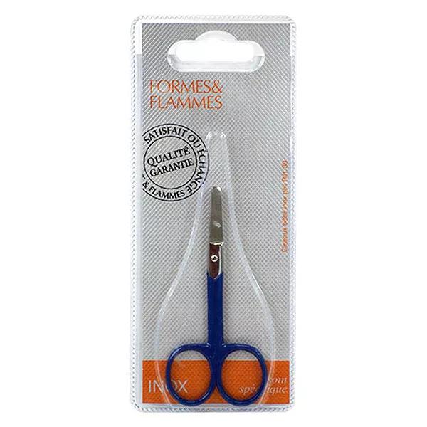 Tijeras para bebé con formas y llamas blancas