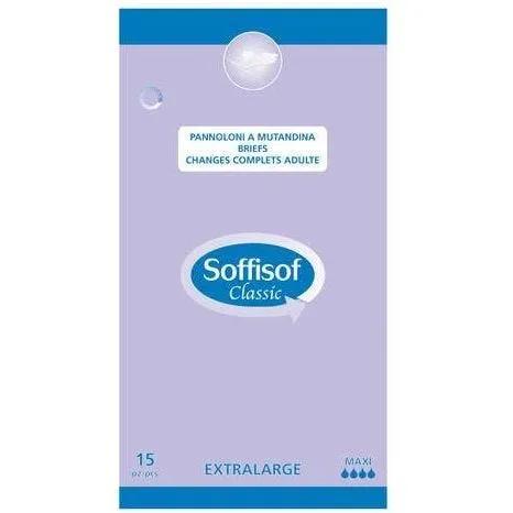 Soffisof Classic Maxi 4 Gocce Pannolino Mutandina Per Incontinenza Taglia XL