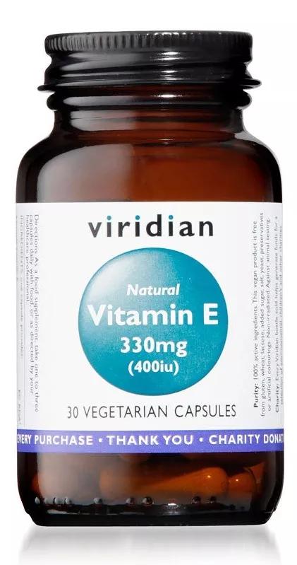 Viridian Vitamina E 330mg 30 Cápsulas