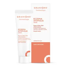 GRANIONS Crème Eczema - Anti Démangeaisons - Peau irritée - Sans Cortisone-30mL