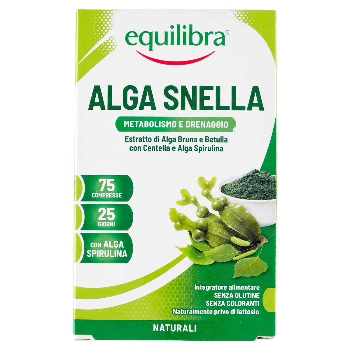 Equilibra Alga Snella Integratore per la Silhouette 75 Compresse