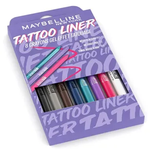 Maybelline New York 8 Tattoo Liner Gel Tattoo Effect Set