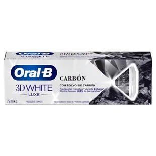 Oral-B Pasta de dente 3D White Luxe com carvão 75 ml