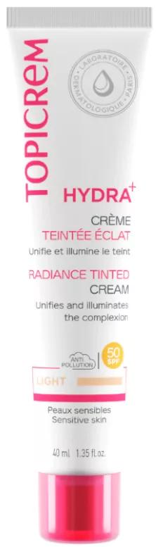 Topicrem Hydra+ Crema Tintada Color Claro SPF50 40 ml