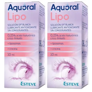 Aquoral Lipo Olho Seco Multidose 2x10 ml