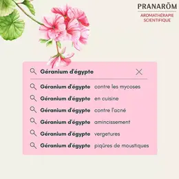 Pranarom Huile Essentielle Géranium d'Egypte 10ml