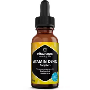 Vitamaze Vitamin D3 1000 IU + K2 Drops 1700 Drops