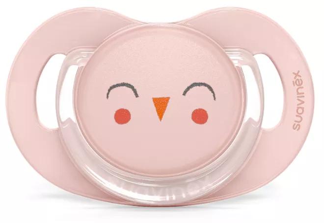 Suavinex Premium Schnuller Physiologischer Silikonsauger Sx Pro 6-18m Pink 1 Einheit