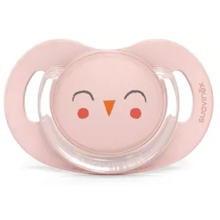 Suavinex Premium Fopspeen Fysiologische Siliconen Speen Sx Pro 6-18m Roze 1 stuk