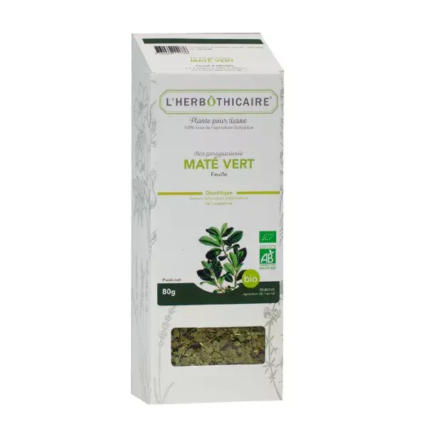 L' Herbothicaire Organic Green Maté Tea 80g