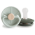 Frigg Little Viking Pacifier Block Silicone Sage/Olive +6m 2 units