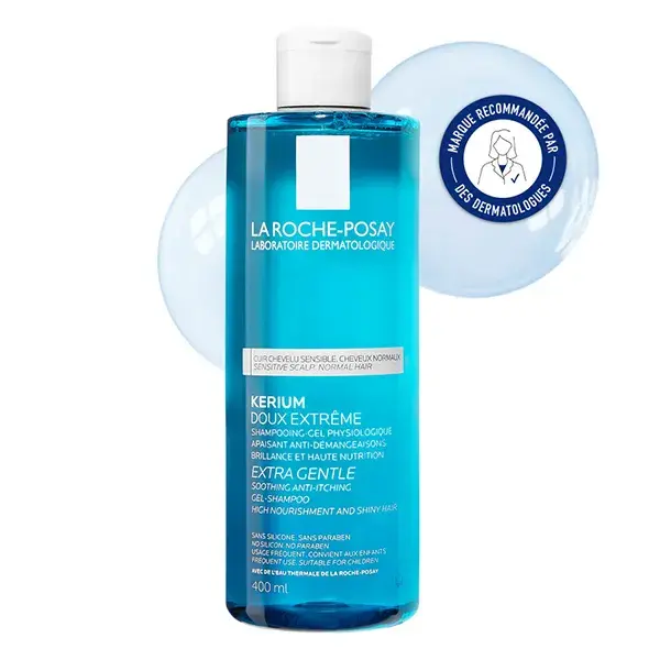 La Roche Posay Kerium Shampoing Apaisant Gel-Physiologique 400ml