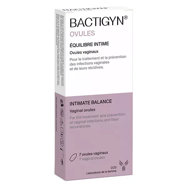 Bactigyn Équilibre Intime 7 ovules vaginaux | Pas cher