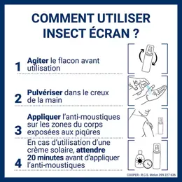 Insect Ecran Anti-Moustiques Spray Actif Végétal 100ml