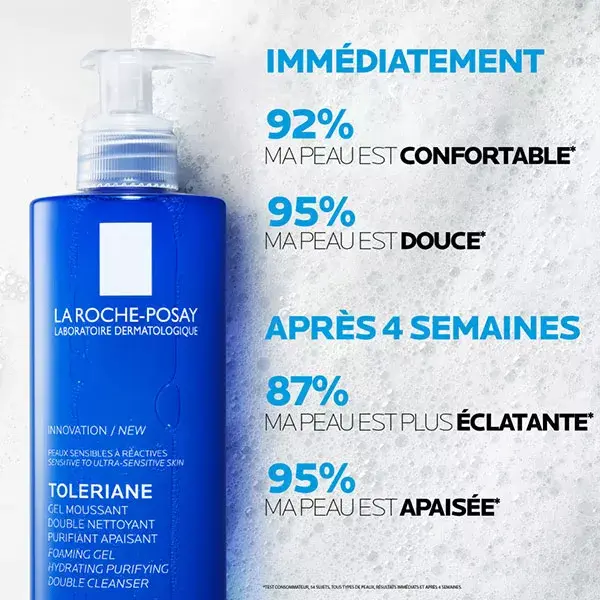 La Roche Posay Toleriane Purifying Soothing Double Cleansing Foaming Gel 400ml
