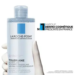 La Roche Posay Toleriane Physiologique  Eau Micellaire Peaux Réactives 400ml Lot de 2