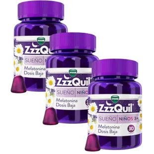 ZzzQuil Sleep Melatonin for Children 3+ Years 3x30 Gummies