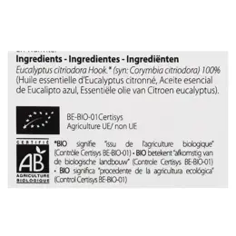 Pranarom Huile Essentielle Eucalyptus Citronné Bio 30ml