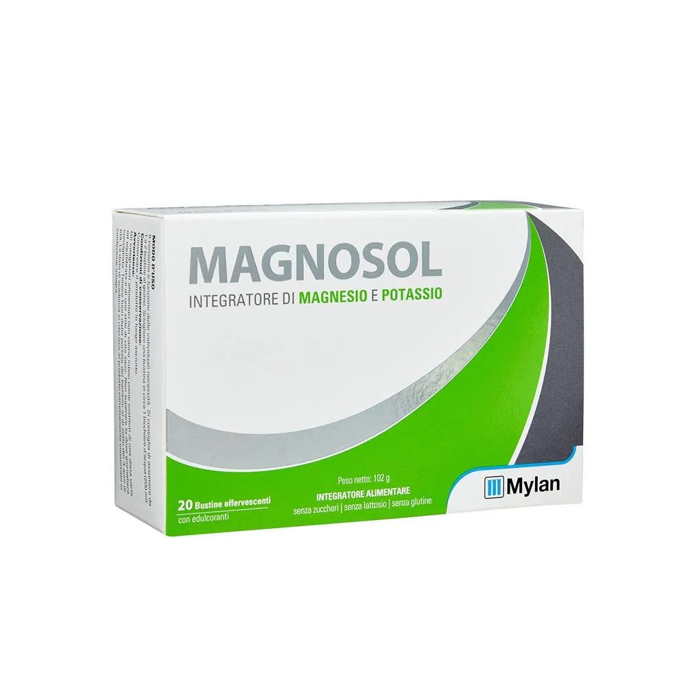 Magnosol Integratore di Magnesio e Potassio 20 Bustine Effervescenti