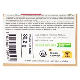 Nat & Form Écoresponsable Levure de Riz Rouge & Ail Bio 90 gélules végétales